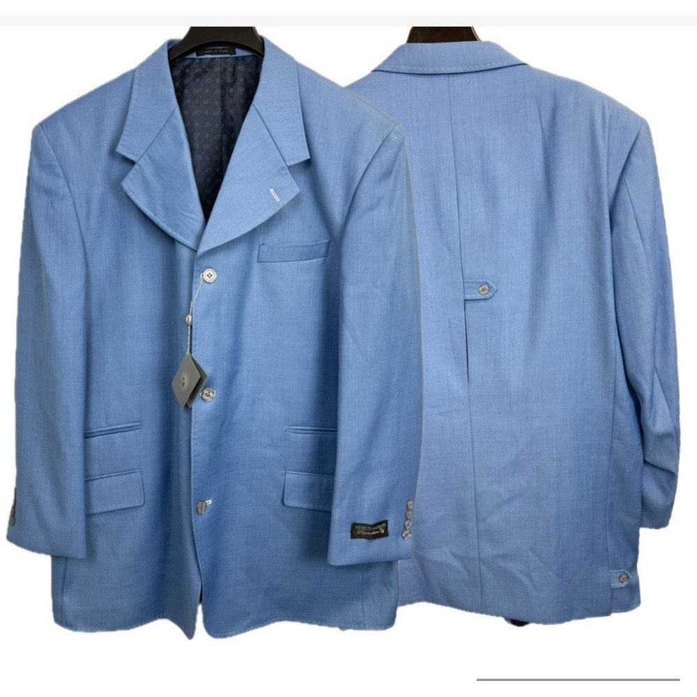 NEW Stacy Adams Signature Coat Jacket Size 46R‎ 3-Button